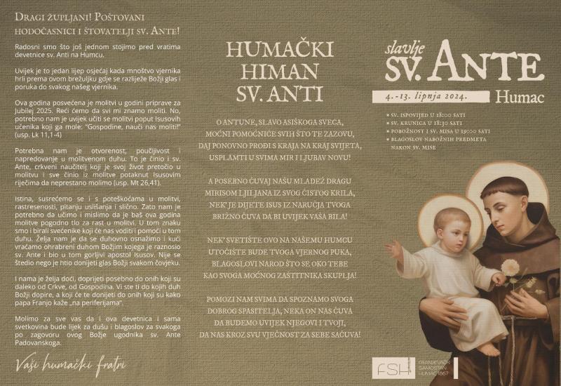 Proslava svetog Ante na Humcu